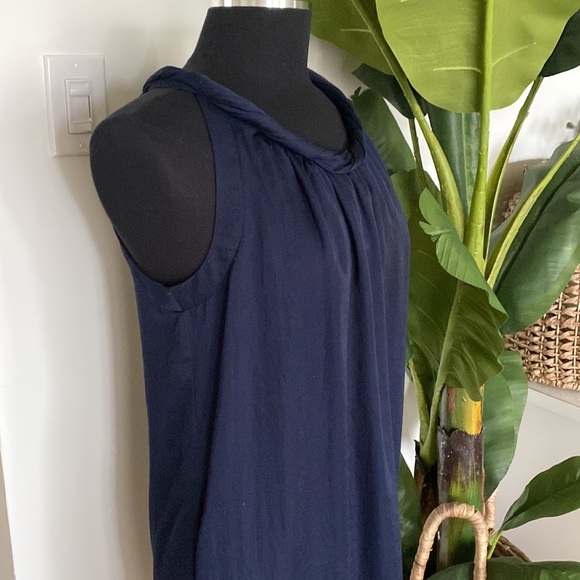 Talbots Navy Dress with Pockets Size 12 - Picture 4 of 9